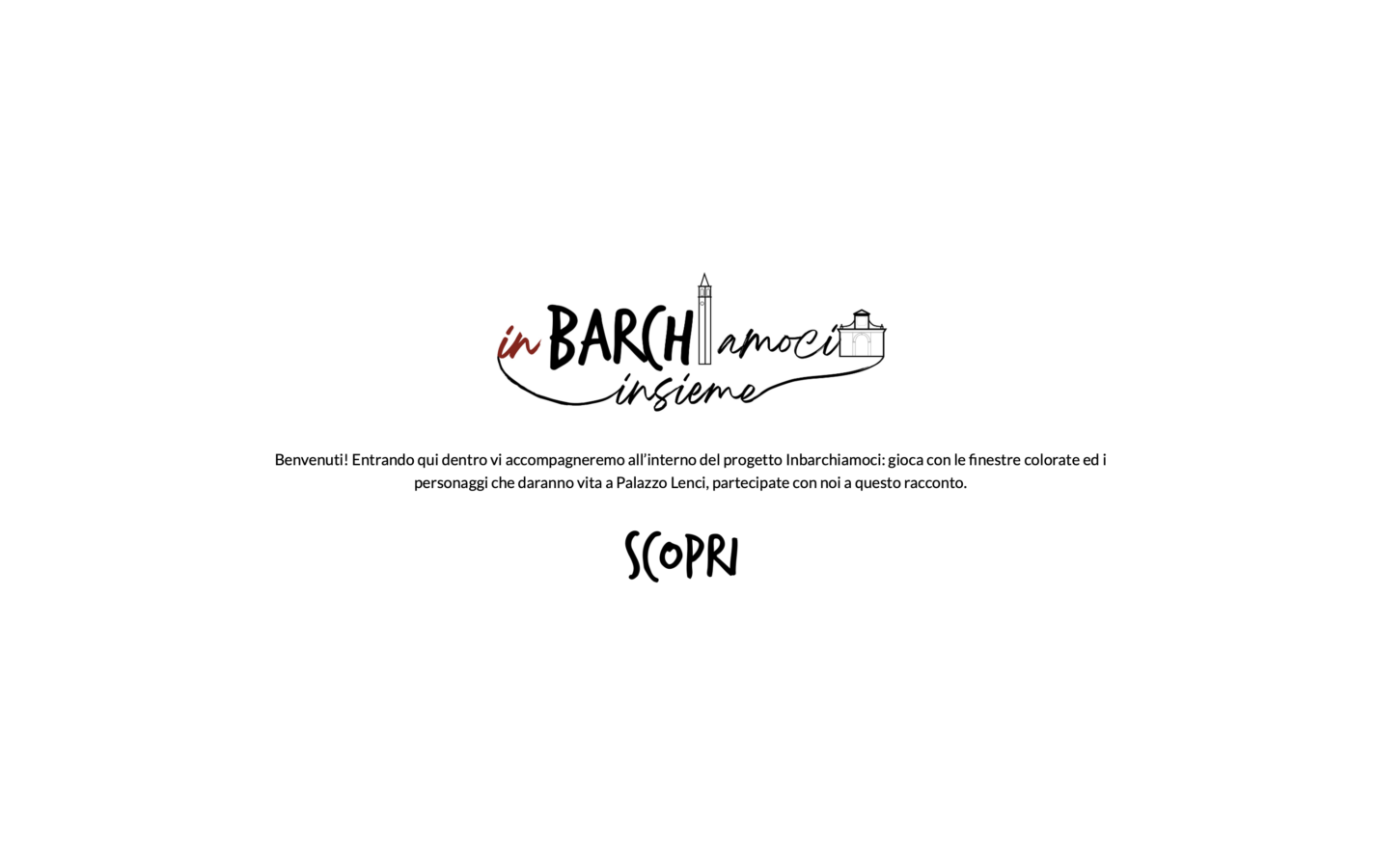 Schermata del sito Inbarchiamoci, progetto web di Laio Webdesign