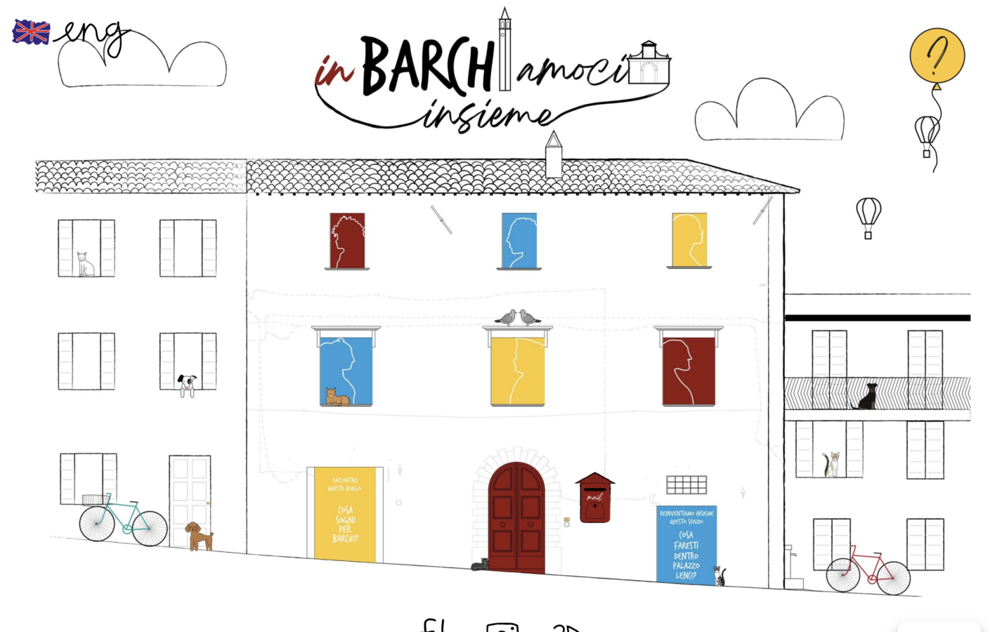 Schermata del sito Inbarchiamoci, progetto web di Laio Webdesign