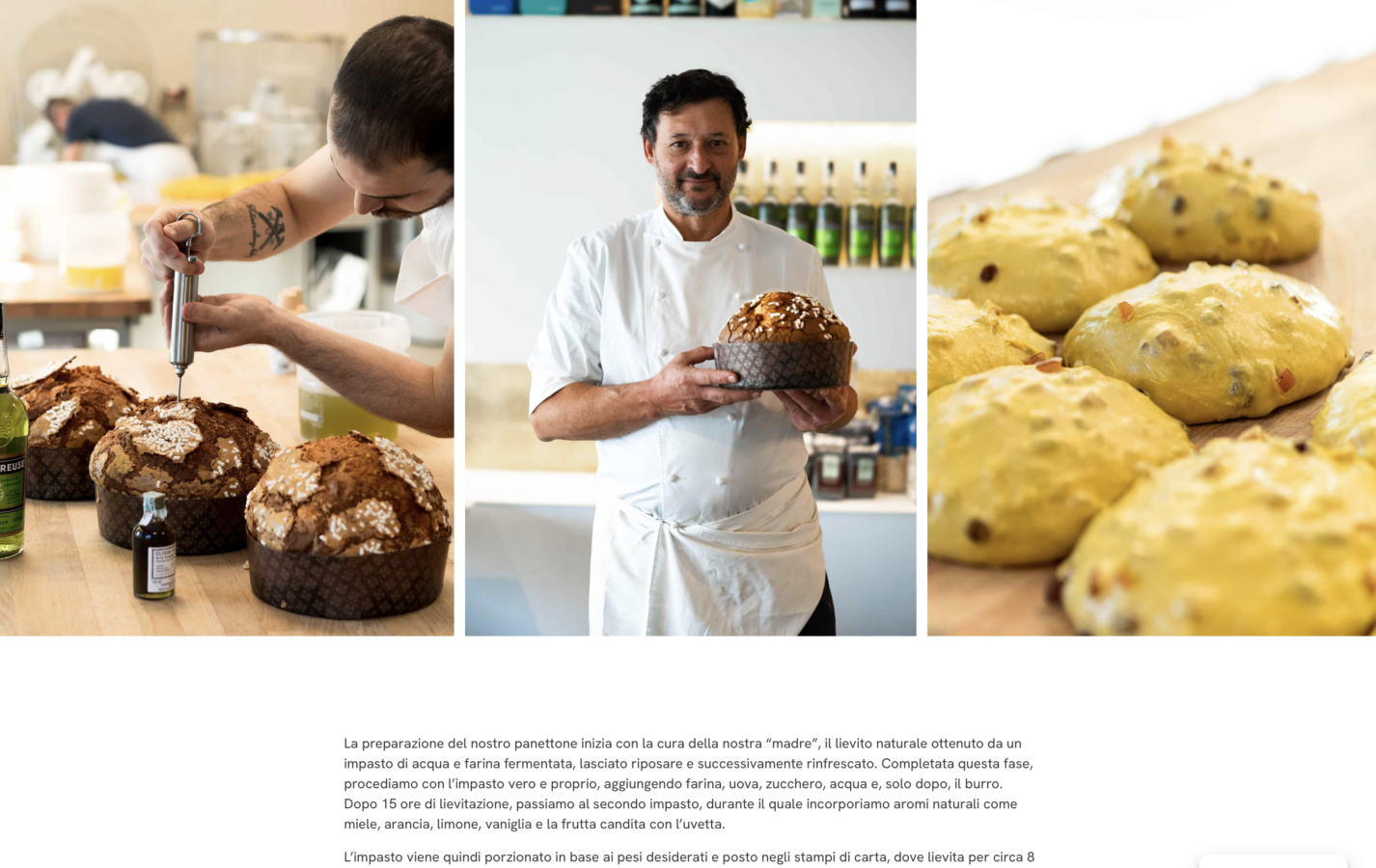 Schermata del sito Pasticceria Morlacchi, progetto web di Laio Webdesign