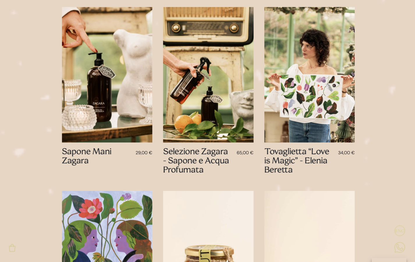 Schermata del sito Tenuta Serradesca di Maria Acquaroli, progetto web di Laio Webdesign