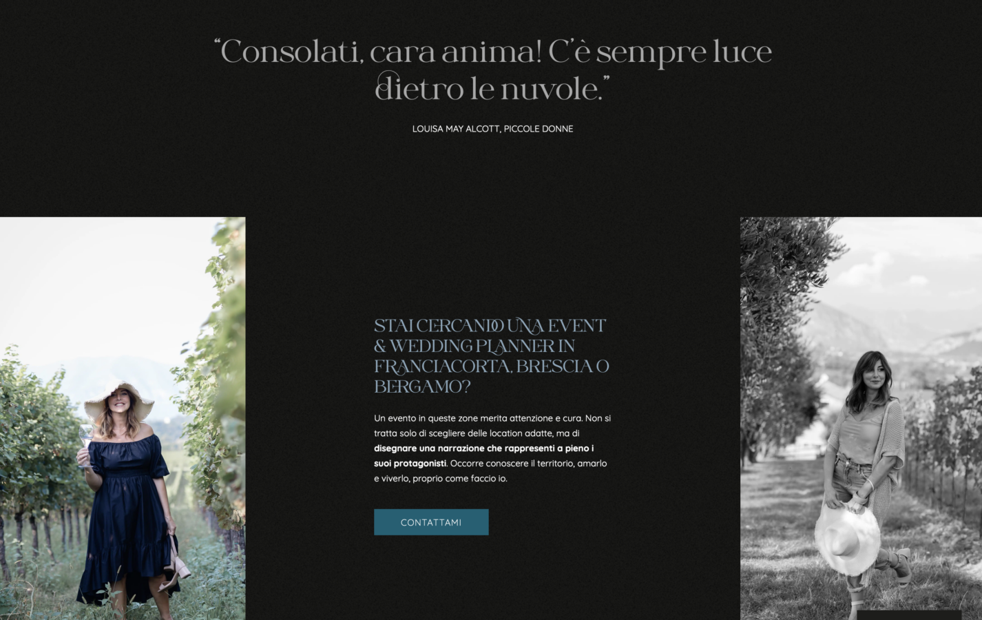 Schermata del sito La Bonbon - Events Creative Designer, progetto web di Laio Webdesign